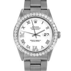 Rolex Datejust 36mm | 16014-WHT-RDR69-25CT-OYS