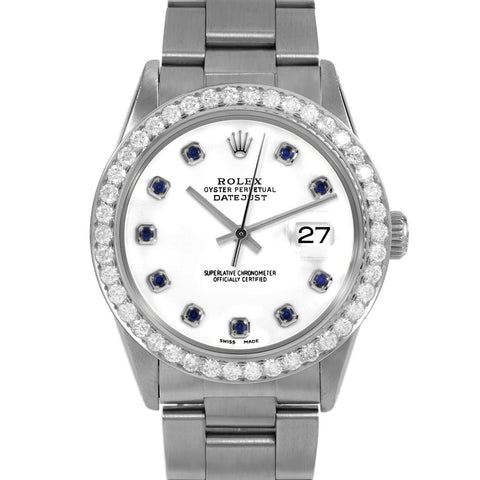 Rolex Datejust 36mm | 16014-WHT-SPH-AM-25CT-OYS