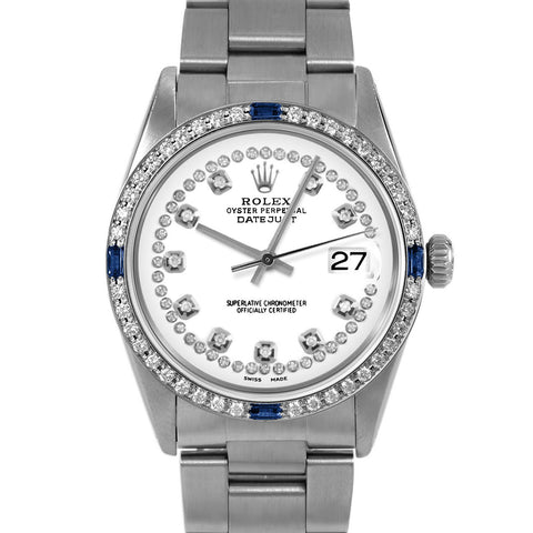 Rolex Datejust 36mm | 16014-WHT-STRD-4SPH-OYS