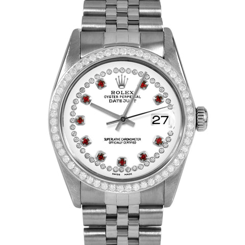 Rolex Datejust 36mm | 16014-WHT-STRR-BDS-JBL