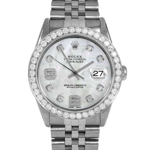 Rolex Datejust 36mm | 16014-WMOP-8DA69-25CT-JBL