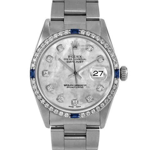 Rolex Datejust 36mm | 16014-WMOP-DIA-AM-4SPH-OYS