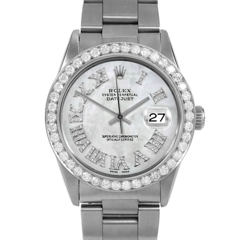 Rolex Datejust 36mm | 16014-WMOP-FDR-25CT-OYS