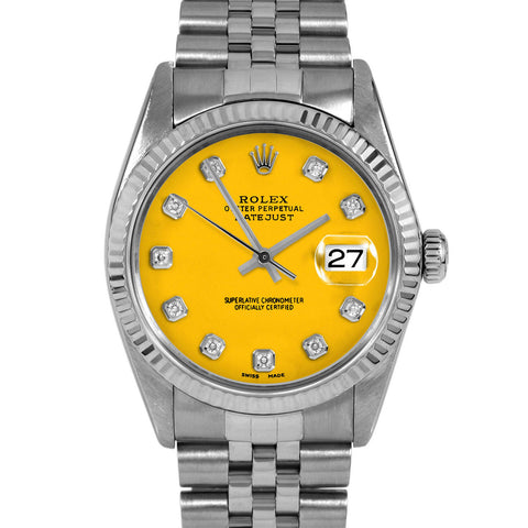 Rolex Datejust 36mm | 16014-YLW-DIA-AM-FLT-JBL