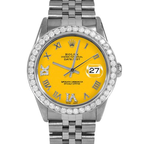 Rolex Datejust 36mm | 16014-YLW-RDR69-25CT-JBL