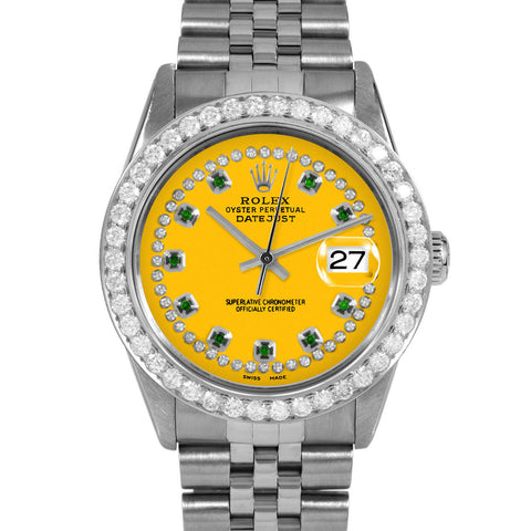 Rolex Datejust 36mm | 16014-YLW-STRE-25CT-JBL