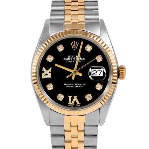 Rolex Datejust 36mm | 16233-BLK-8DR69-FLT-JBL