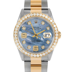 Rolex Datejust 36mm | 16233-BLMOP-8DA69-25CT-OYS