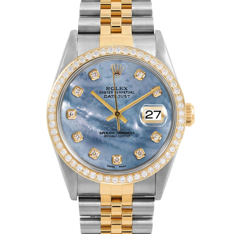 Rolex Datejust 36mm | 16233-BLMOP-DIA-AM-BDS-JBL