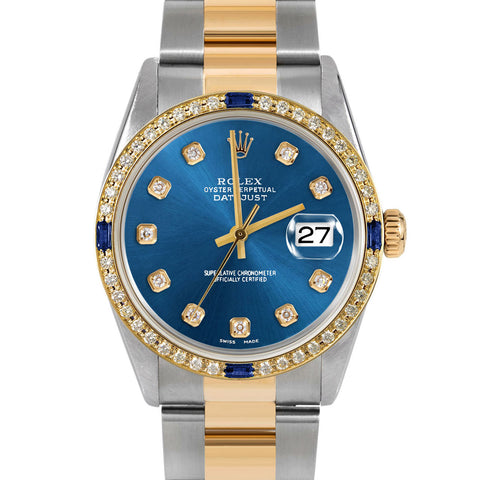 Rolex Datejust 36mm | 16233-BLU-DIA-AM-4SPH-OYS