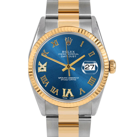 Rolex Datejust 36mm | 16233-BLU-RDR69-FLT-OYS