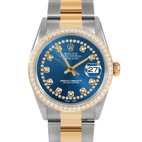 Rolex Datejust 36mm | 16233-BLU-STRD-BDS-OYS