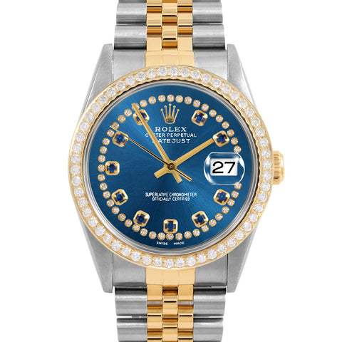 Rolex Datejust 36mm | 16233-BLU-STRS-BDS-JBL