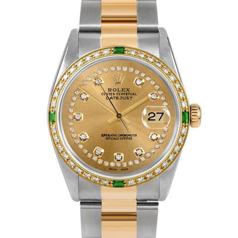 Rolex Datejust 36mm | 16233-CHM-STRD-4EMD-OYS