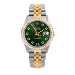 Rolex Datejust 36mm | 16233-GRN-EMD-AM-25CT-JBL