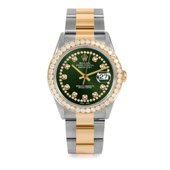 Rolex Datejust 36mm | 16233-GRN-STRD-25CT-OYS