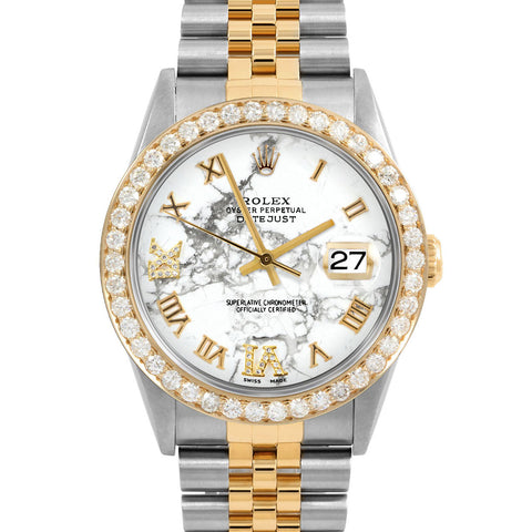 Rolex Datejust 36mm | 16233-MRB-RDR69-25CT-JBL