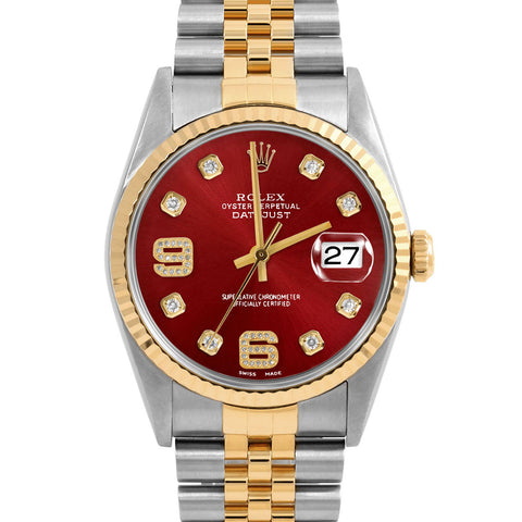 Rolex Datejust 36mm | 16233-RED-8DA69-FLT-JBL