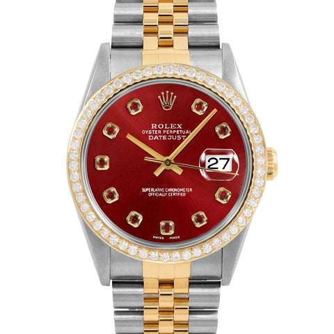 Rolex Datejust 36mm | 16233-RED-RBY-AM-BDS-JBL