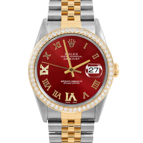 Rolex Datejust 36mm | 16233-RED-RDR69-BDS-JBL