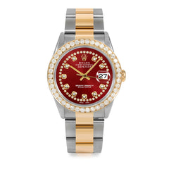 Rolex Datejust 36mm | 16233-RED-STRD-25CT-OYS