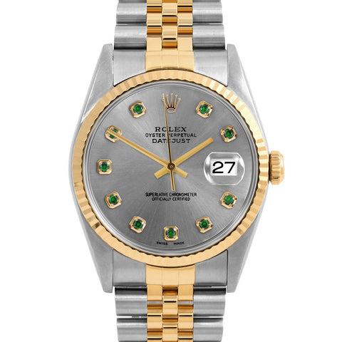 Rolex Datejust 36mm | 16233-SLT-EMD-AM-FLT-JBL