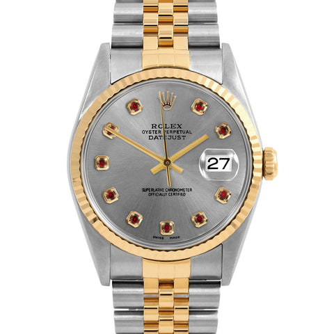 Rolex Datejust 36mm | 16233-SLT-RBY-AM-FLT-JBL