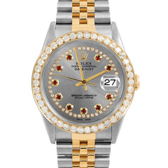 Rolex Datejust 36mm | 16233-SLT-STRR-25CT-JBL