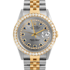 Rolex Datejust 36mm | 16233-SLT-STRS-25CT-JBL