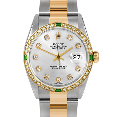 Rolex Datejust 36mm | 16233-SLV-DIA-AM-4EMD-OYS