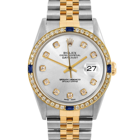 Rolex Datejust 36mm | 16233-SLV-DIA-AM-4SPH-JBL