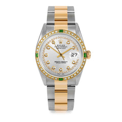 Rolex Datejust 36mm | 16233-SLV-STRD-4EMD-OYS
