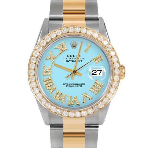 Rolex Datejust 36mm | 16233-TRQ-FDR-25CT-OYS