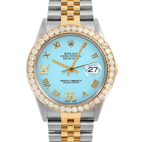 Rolex Datejust 36mm | 16233-TRQ-RDR69-25CT-JBL