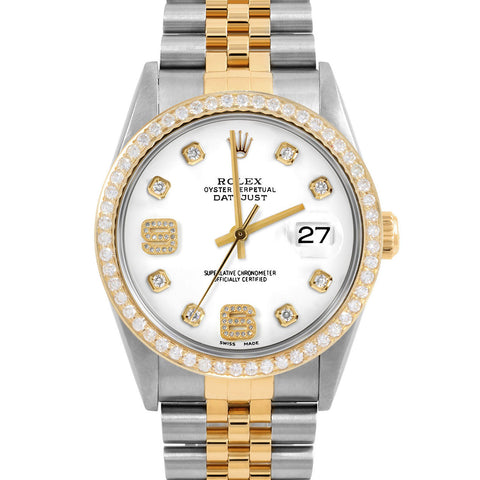 Rolex Datejust 36mm | 16233-WHT-8DA69-BDS-JBL