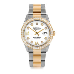 Rolex Datejust 36mm | 16233-WHT-8DR69-25CT-OYS