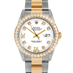 Rolex Datejust 36mm | 16233-WHT-8DR69-25CT-OYS