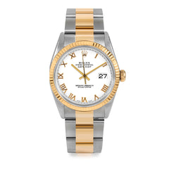 Rolex Datejust 36mm | 16233-WHT-ROM-FLT-OYS