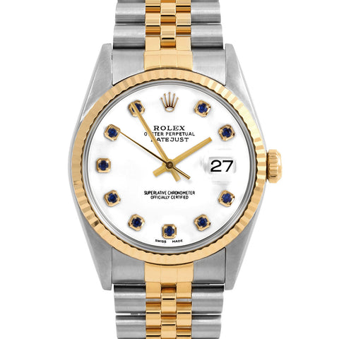 Rolex Datejust 36mm | 16233-WHT-SPH-AM-FLT-JBL