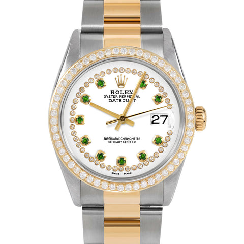 Rolex Datejust 36mm | 16233-WHT-STRE-BDS-OYS