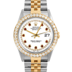 Rolex Datejust 36mm | 16233-WHT-STRR-25CT-JBL