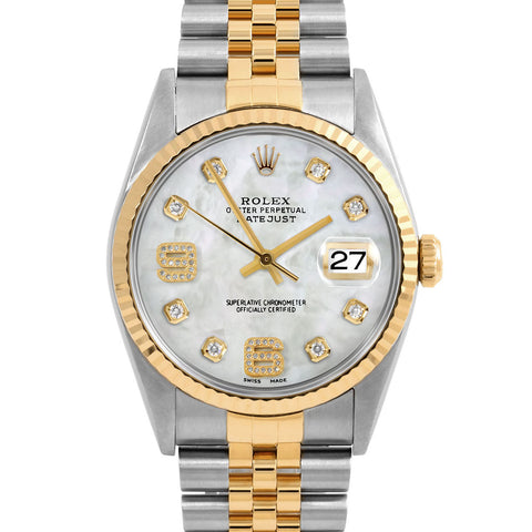 Rolex Datejust 36mm | 16233-WMOP-8DA69-FLT-JBL