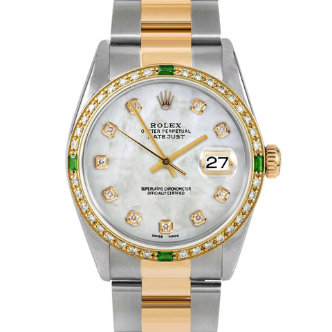 Rolex Datejust 36mm | 16233-WMOP-DIA-AM-4EMD-OYS