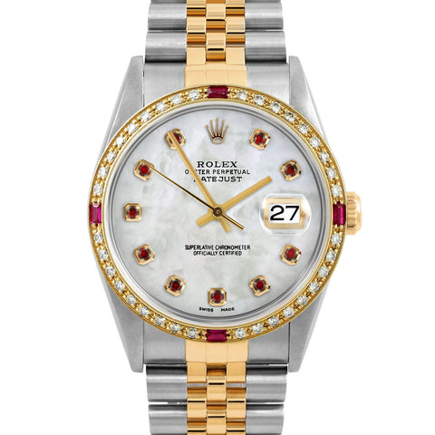 Rolex Datejust 36mm | 16233-WMOP-RBY-AM-4RBY-JBL