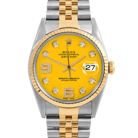 Rolex Datejust 36mm | 16233-YLW-8DA69-FLT-JBL