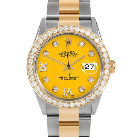 Rolex Datejust 36mm | 16233-YLW-8DR69-25CT-OYS