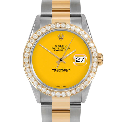 Rolex Datejust 36mm | 16233-YLW-NOHM-25CT-OYS