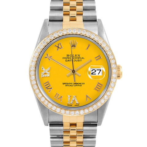 Rolex Datejust 36mm | 16233-YLW-RDR69-BDS-JBL