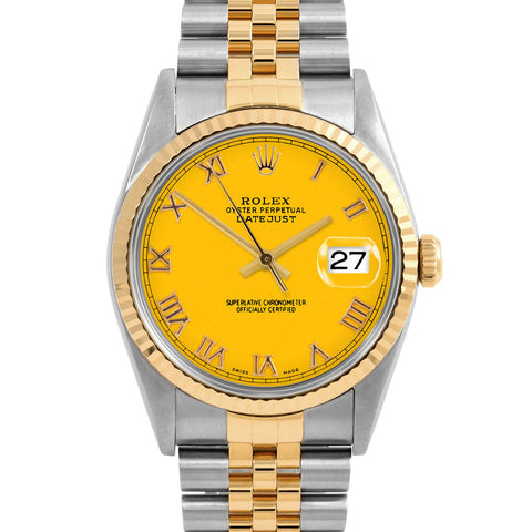 Rolex Datejust 36mm | 16233-YLW-ROM-FLT-JBL