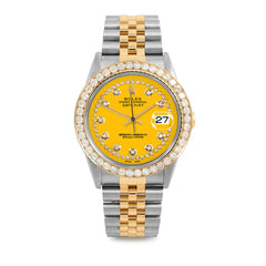 Rolex Datejust 36mm | 16233-YLW-STRD-25CT-JBL